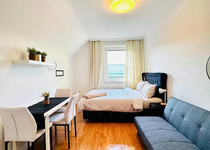 Affordable In A With Garden Near Danube For Long Apartment Wien