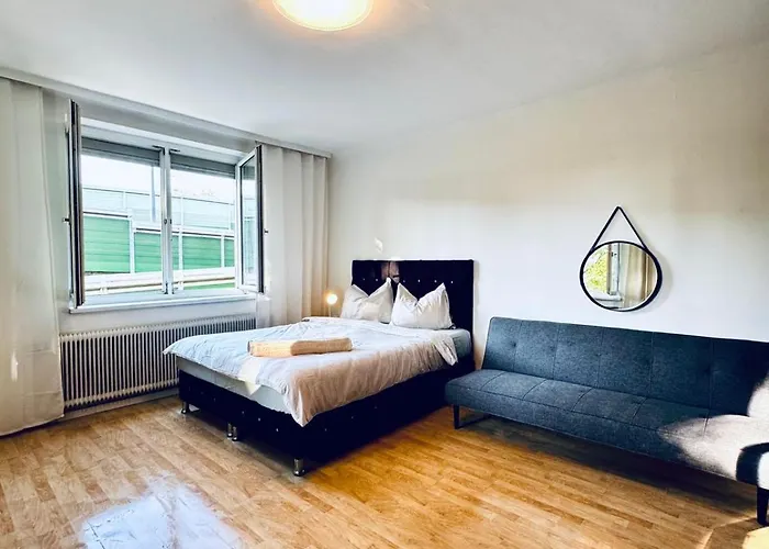 Affordable In A With Garden Near Danube For Long Apartment